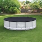Prelata Bestway pentru piscina cu cadru metalic rotunda, 305cm Mob360 - imagine 5