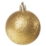Set globuri de Craciun, 30 bucati, 3 modele, 3cm, auriu Mob360 - imagine 6