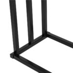 Suport metalic de baie pentru prosoape, cu 3 standuri, 84 cm, negru Mob360 - imagine 7