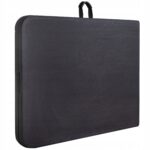 Masa dreptunghiulara pliabila multifunctionala, 1.8 m x 0.75 m x 0.75 m, neagra Mob360 - imagine 8