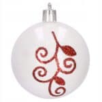 Set globuri si decoratiuni de Craciun, 153 piese, diverse dimensiuni, rosu Mob360 - imagine 9