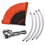 Leagan tip cuib G-Line, 100cm, inaltime reglabila, 150 kg, Portocaliu Negru Mob360 - imagine 8