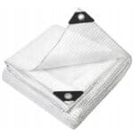 Prelata din polietilena impermeabila laminata, 4x4 m, 100 g/mp, transparent Mob360