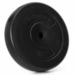 Disc greutate haltera 15 kg, 31 mm, compozit bitumic, PP, 37x7 cm, negru Mob360