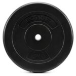Disc greutate haltera 15 kg, 31 mm, compozit bitumic, PP, 37x7 cm, negru Mob360 - imagine 4