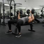 Disc greutate haltera 1,25 kg, 31 mm, compozit bitumic, PP, 18x3 cm, negru Mob360 - imagine 4