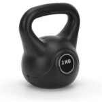 Kettlebell 2 kg, bitum cu invelis rezistent ABS, 19x16 cm, negru Mob360 - imagine 7