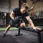 Set gantere si bara ajustabila 40 kg, 16 discuri, conector metalic cu spuma, negru Mob360 - imagine 5