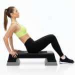 Step aerobic fitness reglabil 2 niveluri, PP, maxim 350 kg, 73x29x18 cm, negru gri Mob360 - imagine 7