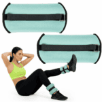 Greutati pentru incheietura mainii si glezna 2x1,5 kg, neopren si nisip fier, 28x13 cm, verde menta Mob360 - imagine 7