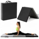 Saltea fitness pliabila 3 segmente, PVC si spuma EPE, 180x60x6 cm, negru si gri Mob360 - imagine 4