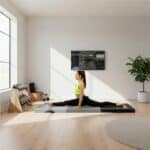 Saltea fitness pliabila 3 segmente, PVC si spuma EPE, 180x60x6 cm, negru si gri Mob360 - imagine 3