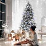 Instalatie luminoasa LED 41,5 m, 500 LED, IP44, pentru interior si exterior, alb rece + albastru flash Mob360 - imagine 5