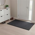 Covoras intrare absorbant antimurdarie, PVC antiderapant, 90x150 cm, gri Mob360 - imagine 5