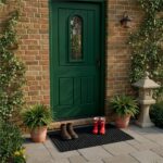 Covor de cauciuc perforat pentru intrare, PVC antiderapant, 60x90 cm, negru Mob360 - imagine 5