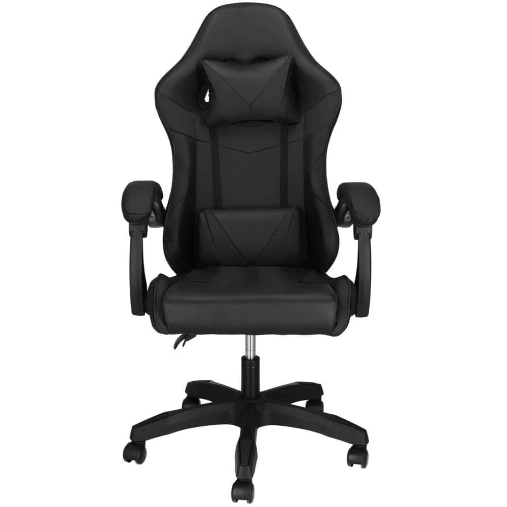 HF-0035-8 Scaun birou pentru gaming, ergonomic, suport lombar si tetiera, 114-123x55x50 cm, negru Mob360 - imagine 1