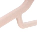 Set de 20 de umerase pentru haine, din velur, cu carlig rotativ, 45x23 cm, roz Mob360 - imagine 9