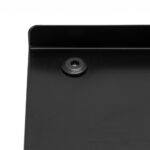 Raft metalic pentru prosoape, structura cu finisaj mat, accesorii montaj incluse, 25x16x76 cm, negru Mob360 - imagine 6