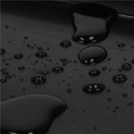 Uscator de vase metalic cu tava detasabila si suport tacamuri, 38x24x13 cm, negru Mob360 - imagine 9