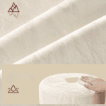 VASAGLE Taburet pentru masa machiaj, reglabil pe inaltime, rotativ 360°, sezut capitonat, 39x39x58 cm, alb crem Mob360 - imagine 5