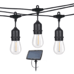 Ghirlanda luminoasa, LED, model Ariane, 10 becuri, 600cm, incarcare solara, lumina alb cald Mob360 - imagine 9