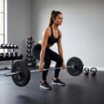 Disc greutate haltera 5 kg, 31 mm, compozit bitumic, PP, 26x5 cm, negru Mob360 - imagine 6