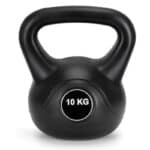 Kettlebell 10 kg, bitum cu invelis rezistent ABS, 25x27 cm, negru Mob360