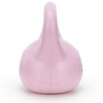 Kettlebell 10 kg, bitum cu invelis rezistent ABS, 25x27 cm, roz Mob360 - imagine 4