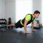 Vesta fitness cu greutati 20 kg, umplutura reglabila din nisip fier, 58x40 cm, negru Mob360 - imagine 2