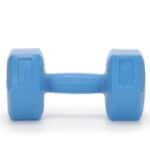 Set gantere hex 2x2,5 kg, bitum cu invelis rezistent PP, albastru Mob360 - imagine 5