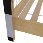 Pat Montessori, natural/alb/negru, 90x200, FUTAL - imagine 6