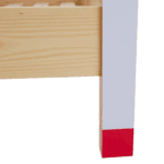 Pat Montessori, natural/alb/albastru/rosu, 90x200, FUTAL - imagine 5