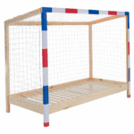 Pat Montessori, natural/alb/albastru/rosu, 90x200, FUTAL - imagine 7