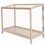 Pat Montessori, natural/alb/albastru/rosu, 90x200, FUTAL - imagine 9