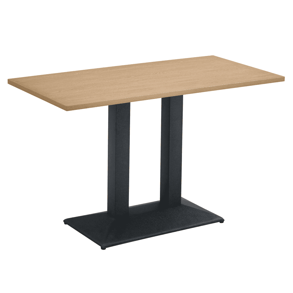 rinaldo-stol-2-dub-rt-01 Masă de sufragerie bistro, stejar sonoma/negru, 120x60 cm, RINALDO TYP 2 - imagine 1