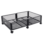 Organizator sub pat cu roţi, negru, TOMKO TYP 1