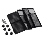 Organizator sub pat cu roţi, negru, TOMKO TYP 1 - imagine 5