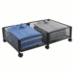 Organizator sub pat cu roţi, negru, TOMKO TYP 1 - imagine 6