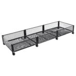 Organizator sub pat cu roţi, negru, TOMKO TYP 2