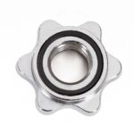 Bara gantera scurta 36 cm, diametru 28 mm, otel cromat, capacitate 80 kg, argintiu Mob360 - imagine 5