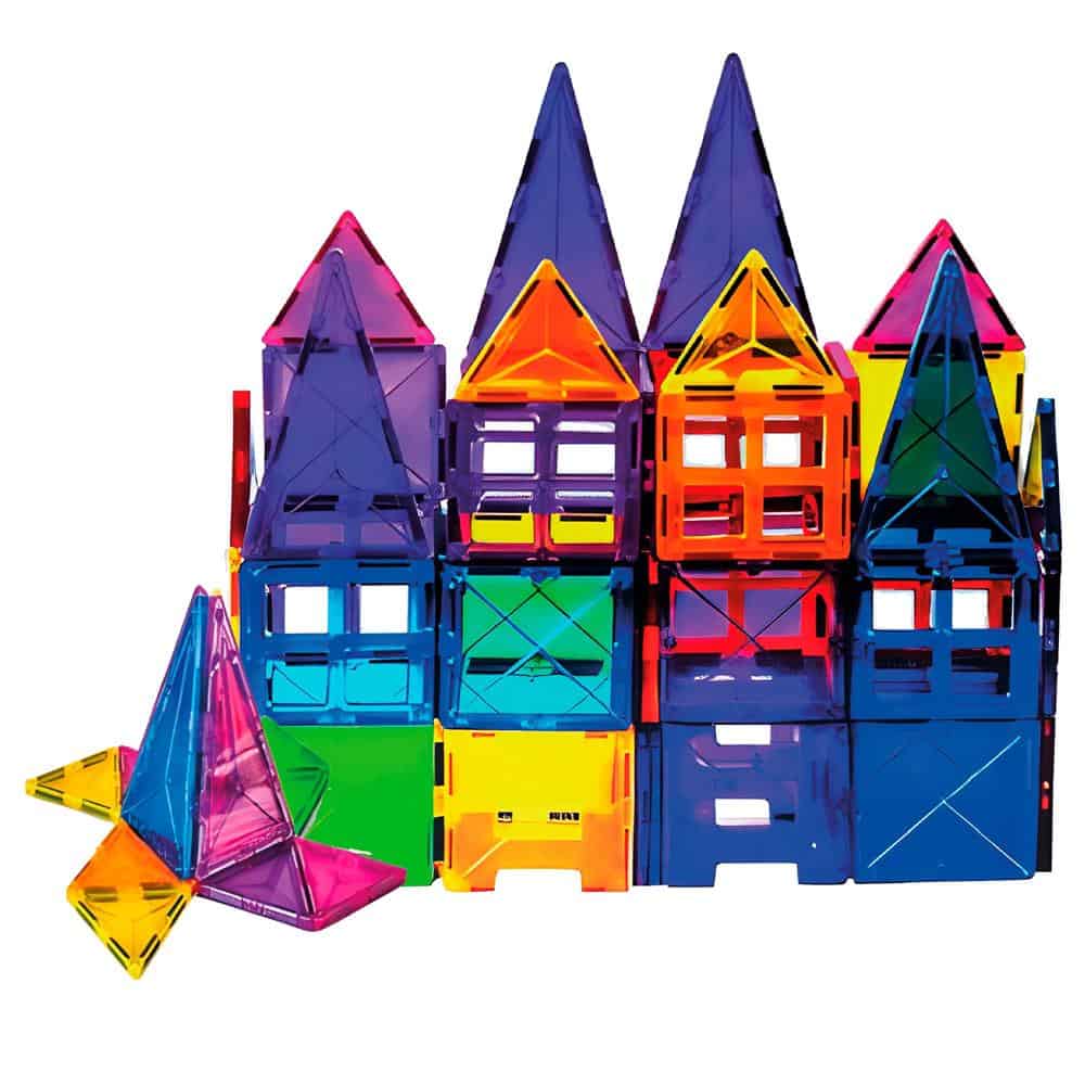 KG0046-1-1 Set de constructie din piese magnetice educative pentru copii 60 de piese, multicolor Mob360 - imagine 1