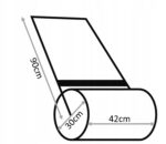 Rola manuala tavalug pentru nivelare gazon, metal, rezervor umplere apa sau nisip, latime lucru 42 cm, diametru 30 cm Mob360 - imagine 5