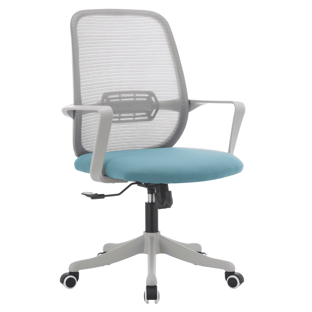 dervin-stolicka-dod-modra-01 Fotoliu de birou, gri/albastru, DERVIN - imagine 1