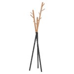 Cuier, negru/natural, ELVAR