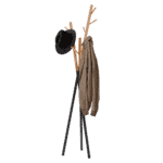 Cuier, negru/natural, ELVAR - imagine 2