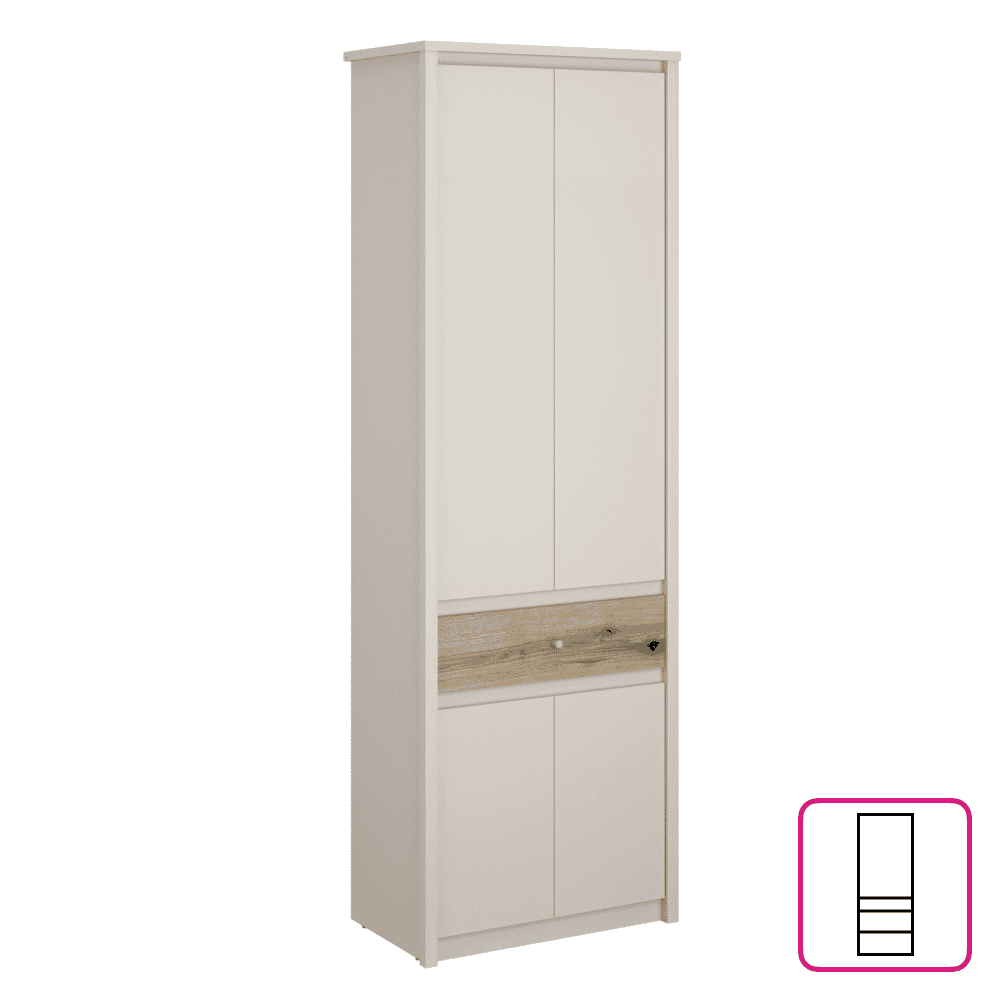 karos-skrina-4d1s-70-kasmir-dub-piktogram Dulap, caşmir/stejar evoke, KAROS 4D1S/70 - imagine 1