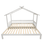 Pat Montessori cu pat suplimentar, alb, 90x200, KESIO - imagine 4