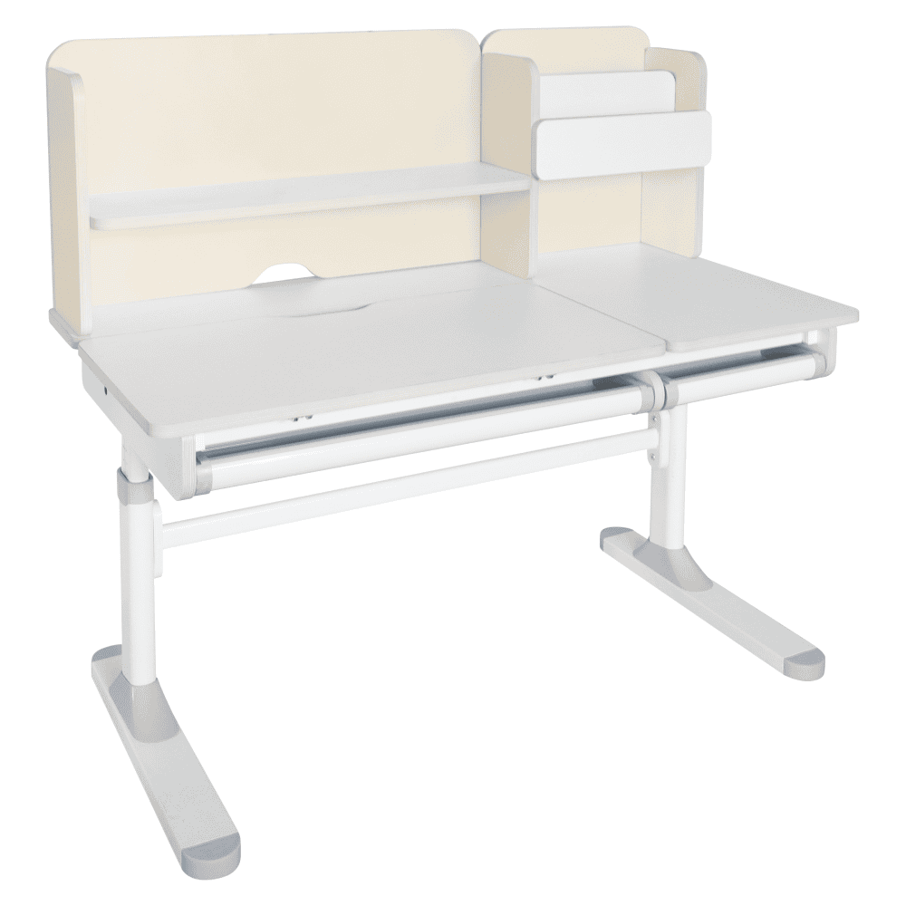 ledin-dod-rast-stol-01 Birou crescător, natural/alb, LEDIN - imagine 1