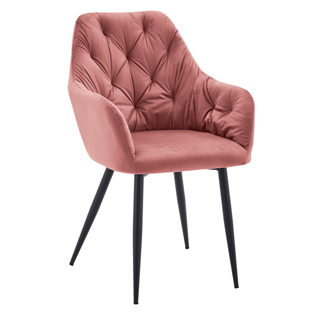 verio-new-stolicka-tm-ruzova-01 Fotoliu de design, material Velvet roz închis, VERIO NEW - imagine 1