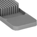 Organizator cutite pentru sertar, 9 compartimente, 40x14cm, gri Mob360 - imagine 9